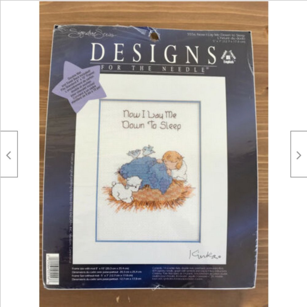 Now I Lay Me Down to Sleep Counted Cross Stitch Kit #5556 Designs for the Needle